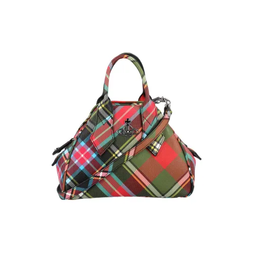 Vivienne Westwood Хлопок Тоут Сумка Сумка для покупок Сумка через плечо Сумка Женская Красная