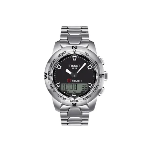 Tissot Quartz Механизм Мужские Часы серии Tengzhi Infinite 43,3мм*42,7мм*14,6мм Черные