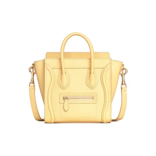 CELINE Сумка на колесиках из коровьей кожи сумка через плечо ручная сумка стандартная женская светло-оранжевый