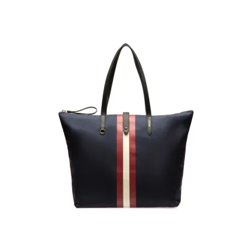 BALLY Нейлоновая сумка с цветовой вставкой сумка-тоут сумка для покупок сумка через плечо женская сумка синий цвет