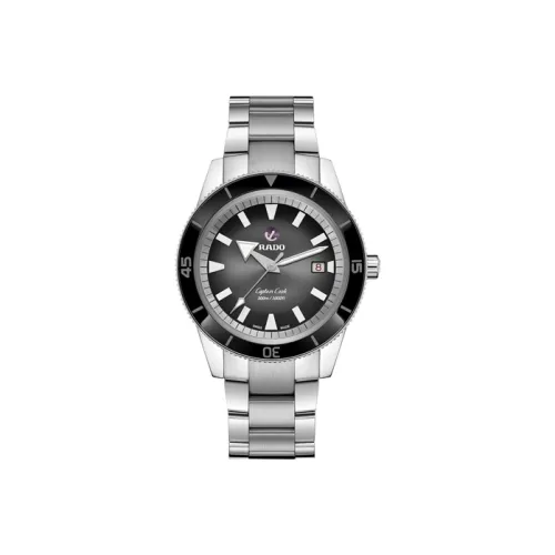 RADO Автоматический Механический Механизм Мужские Часы Captain Cook Collection 42 мм Черные