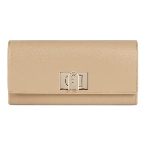Furla Кожа Кошелек Женские Бежевый