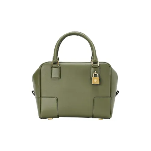 LOEWE Amazona Nappa Телячья кожа Сумка через плечо Сумка Мини Женская Авокадо Зеленый