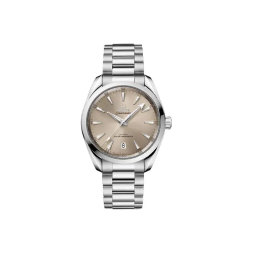 OMEGA Автоматический Механический Механизм Unisex Часы AQUA TERRA 150 метров 38 мм Кофейный