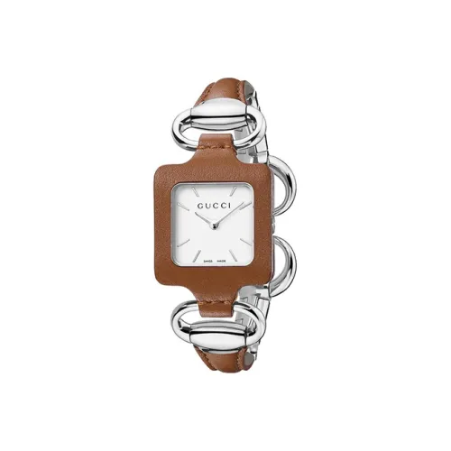 GUCCI 1921 Women's Watch Кварцевый механизм Стальной ремешок Белый циферблат