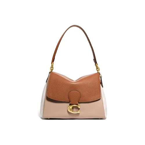 COACH Май Кожа Флип Сумка Ручная Сумка Сумка через плечо Сумка на плечо Женская Многоцветная Винтаж Хаки