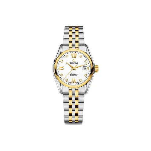 TITONI Автоматический Механический Movement Женские Часы Airmaster Series 27 мм Белый