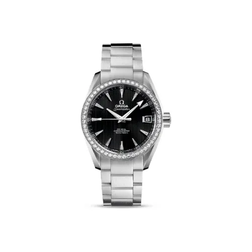 OMEGA Автоматический Механический Movement Женские AQUA TERRA 150 метров Часы 38,5 мм Черные