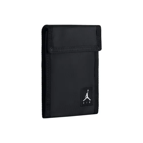 Джордан Полиэстер Чехол для телефона Сумка через плечо Кошелек Держатель для карт Унисекс Черный