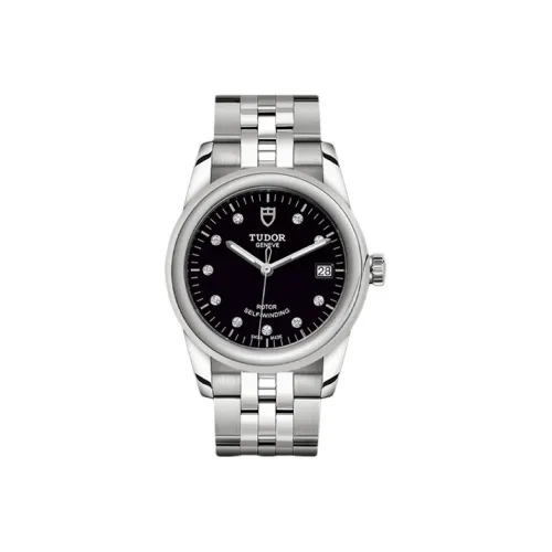 TUDOR Jun Jue Series Автоматический Механический Механизм Женские Часы 36 мм Черный Циферблат Стальные Часы