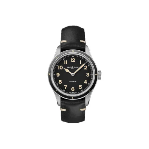 MONTBLANC Автоматический Механический Часы Мужские 1858 Collection 40мм*40мм*11мм Черные