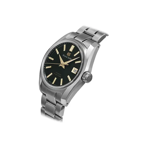 GRAND SEIKO Механический механизм ремешок из нержавеющей стали часы для мужчин зеленый циферблат