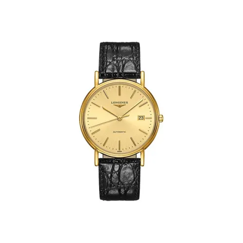 LONGINES Автоматический Механический Механизм Мужские Часы Magnificent Collection 38,5 мм Золото
