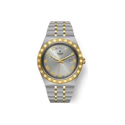 TUDOR Автоматический Механический Механизм Мужские Часы Royal Collection 41 мм Серебряные