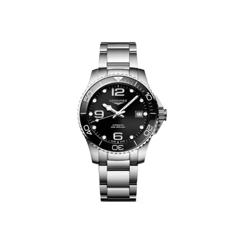 LONGINES Автоматический Механический Механизм Мужские Часы Comcast Diving Collection 39 мм Черные