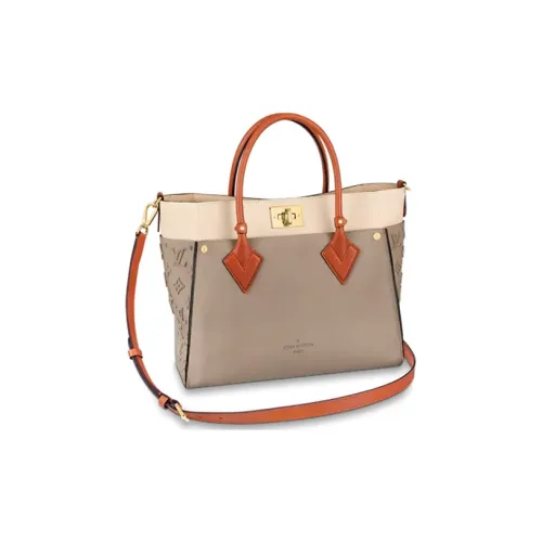 LOUIS VUITTON On My Side Коровья кожа Сумка через плечо Сумка на плечо Сумка обычная Женская Слоновая серый