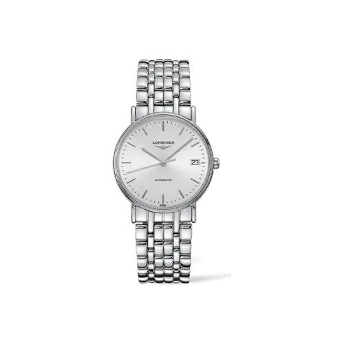 Longines Автоматический Механический Механизм Мужские Часы Magnificent Collection 34,5 мм Серебряные