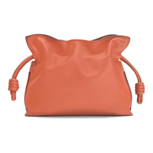 LOEWE Flamenco Nappa Коровья кожа Сумка через плечо Клатч Женский Вермиллион