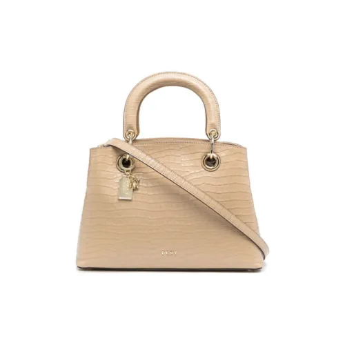 DKNY Кожа Сумка Стандартная Женская Бежевая