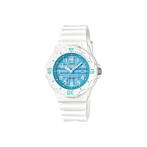 CASIO YOUTH Collection Круглый Аналоговый Кварцевый Механизм Смольный Ремешок Часы Женские Часы Синий Циферблат