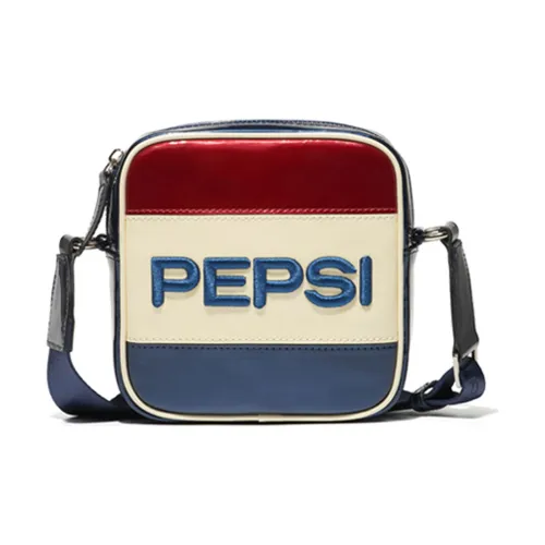 Pepsi ПУ (полиуретан) Синтетическая кожа Сумка через плечо Стандартная Унисекс Глубокое море Синий