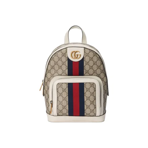 GUCCI Canvas Рюкзак Унисекс Белый Эбеновый