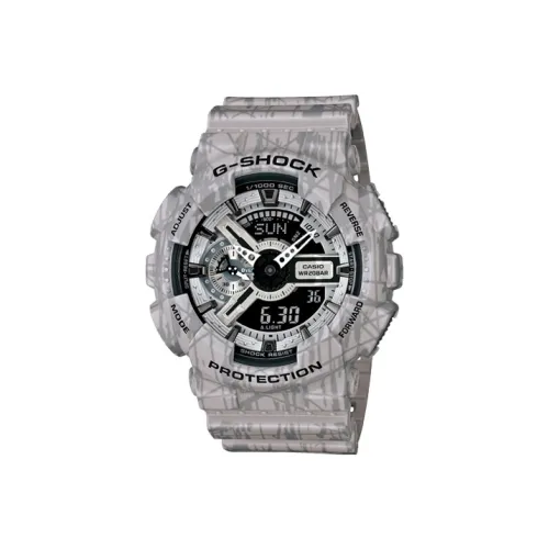 CASIO G SHOCK SLASH PATTERN Theme Collection Кварцевый механизм Часы Мужские Черный циферблат