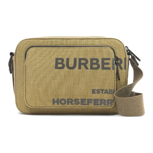 Burberry Horseferry Коровья кожа Курьерская сумка Сумка через плечо Мужская Темно-зеленый мох