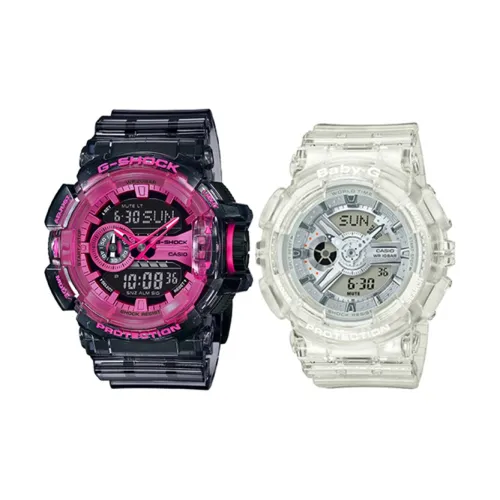CASIO г Shock Baby г Collection Кварцевый механизм Смола Ремешок Часы Унисекс Белый Циферблат GA 400SK 1A4PRS BA 110CR 7A