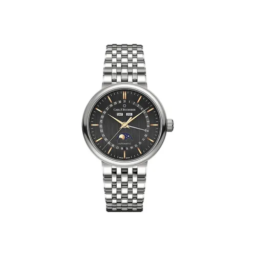 Carl F.Bucherer Автоматический Механический Механизм Мужские Часы ADAMAVI Collection 39 мм Черные