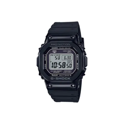 CASIO YOUTH SHOCK B5000 Collection Солнечный Кварцевый механизм Смольный ремешок Часы Мужские Черный циферблат