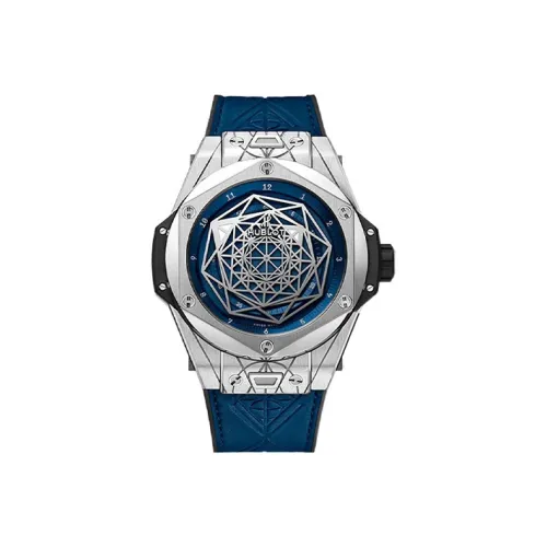 HUBLOT Автоматический Механический Мужской Часы Big Bang 45 мм Синий