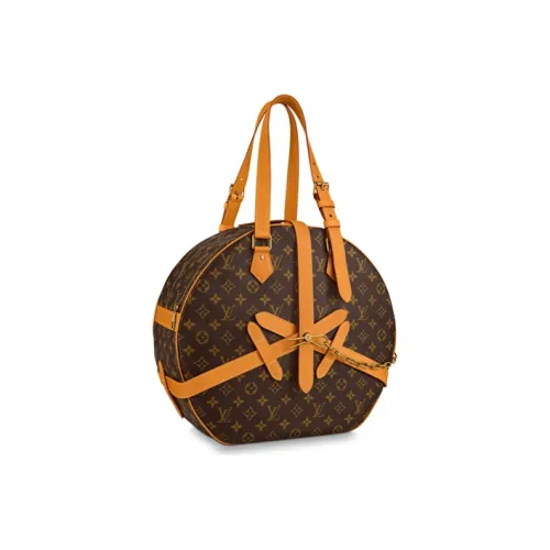 LOUIS VUITTON Холст Кепка Коробка Сумка Мужская Коричневая