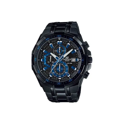 CASIO Edifice Collection Кварцевый механизм нержавеющая сталь ремешок часы для мужчин черный циферблат EFR 539BK 1A2