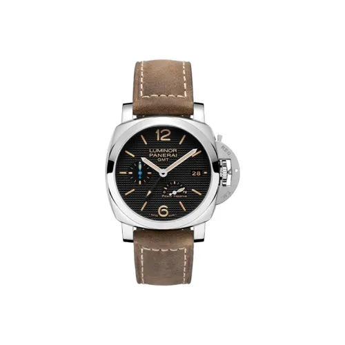 PANERAI Механический Movement Унисекс Часы Luminor LUMINO Collection 42 мм Кофе