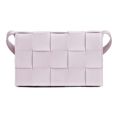 Bottega Veneta Овчина Tofu Handheld Сумка через плечо Средняя Женская Розовая