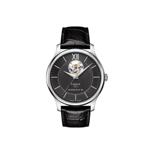 Tissot Junya Collection Автоматический Механический Часы Мужские 40 мм Черный Циферблат Корпус из Нержавеющей Стали