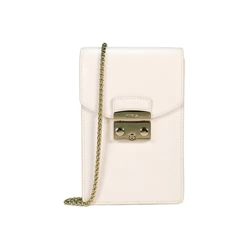 Furla Metropolis Collection Сумка через плечо для телефона Женская Айвори Белый