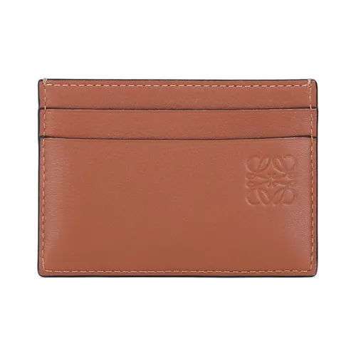 LOEWE Коровья кожа Держатель для карт Унисекс Коричневый