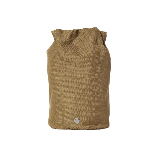 THE ROW Водонепроницаемый Нейлон Холст Клатч Женский Коричневый