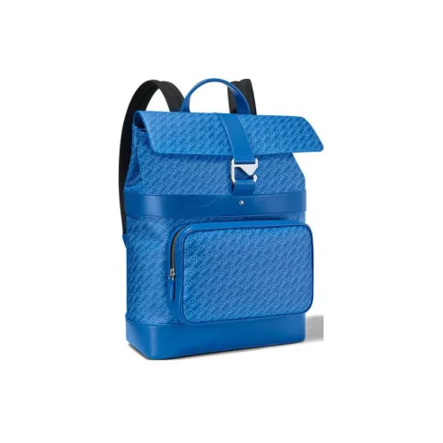 MONTBLANC M_Gram 4810 Холст Рюкзак Мужской Ярко-Синий