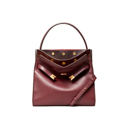 Tory Burch Коровья кожа Сумка Средний Женская Бургунди