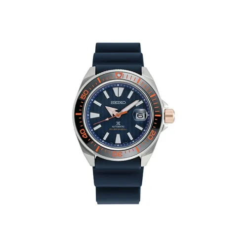 SEIKO Механический механизм Мужские часы 43,8мм*12,8мм Синий