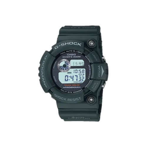 CASIO г Shock г Shock Frogman Коллекция Кварцевый механизм Смола Ремень Часы Мужские Циферблат Синий