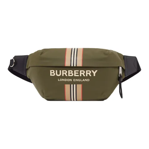 Burberry Нейлоновая Сумка через плечо Слинг-сумка Сумка на пояс Мужская Оливково-зеленая