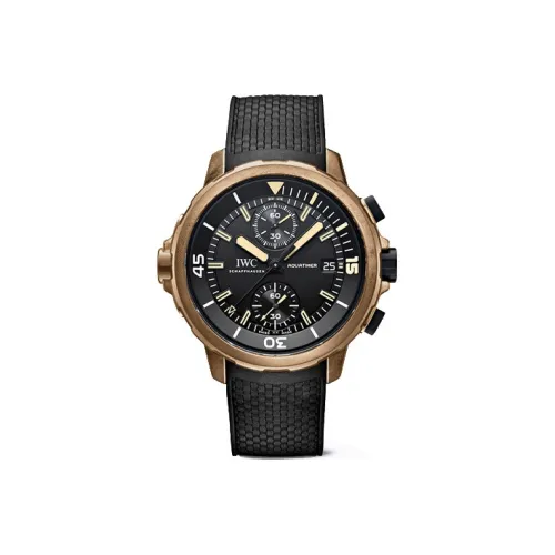 IWC Автоматический Механический Мужской Часы Ocean Time Series 44 мм Черные