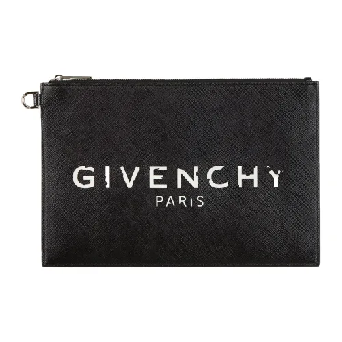 Givenchy Canvas Clutch Women's Black