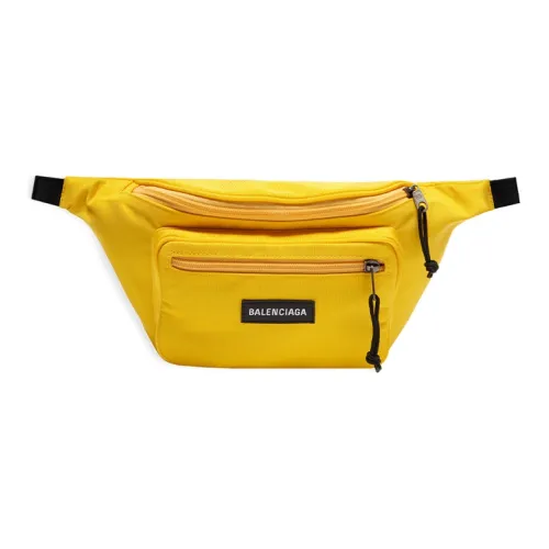 Balenciaga Нейлоновая сумка через плечо поясная сумка унисекс желтая
