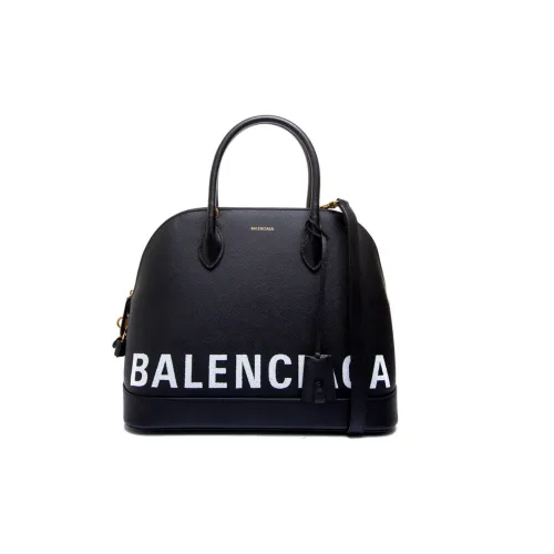 Balenciaga Телячья кожа Сумка через плечо Сумка Большая Женская Черная