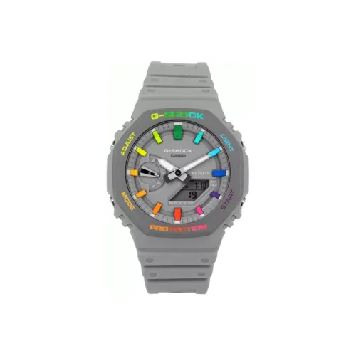 CASIO Liquid Crystal Analog Dual Display Series SHOCK Farmhouse Дуб Кварцевый механизм Часы